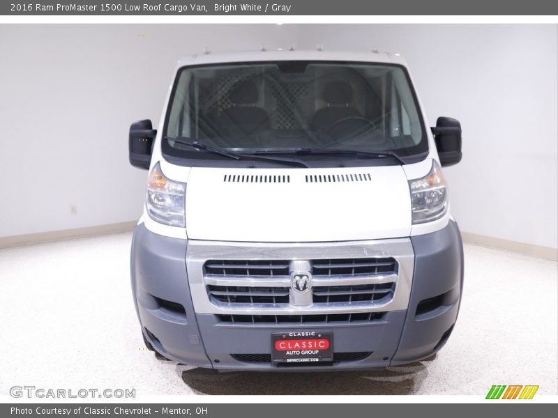 Bright White / Gray 2016 Ram ProMaster 1500 Low Roof Cargo Van