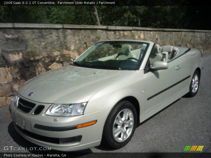 Parchment Silver Metallic / Parchment 2006 Saab 9-3 2.0T Convertible