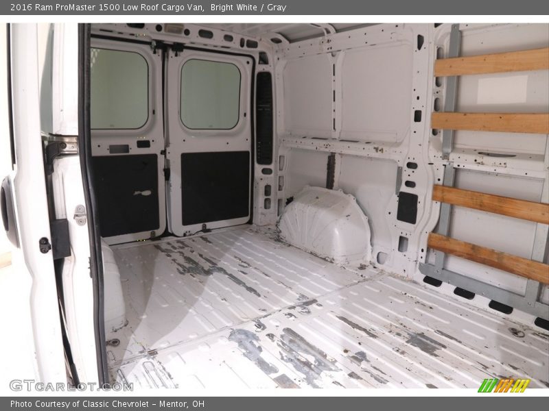 Bright White / Gray 2016 Ram ProMaster 1500 Low Roof Cargo Van