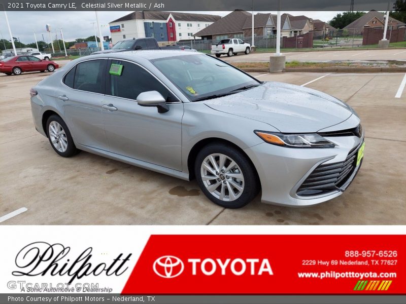 Celestial Silver Metallic / Ash 2021 Toyota Camry LE