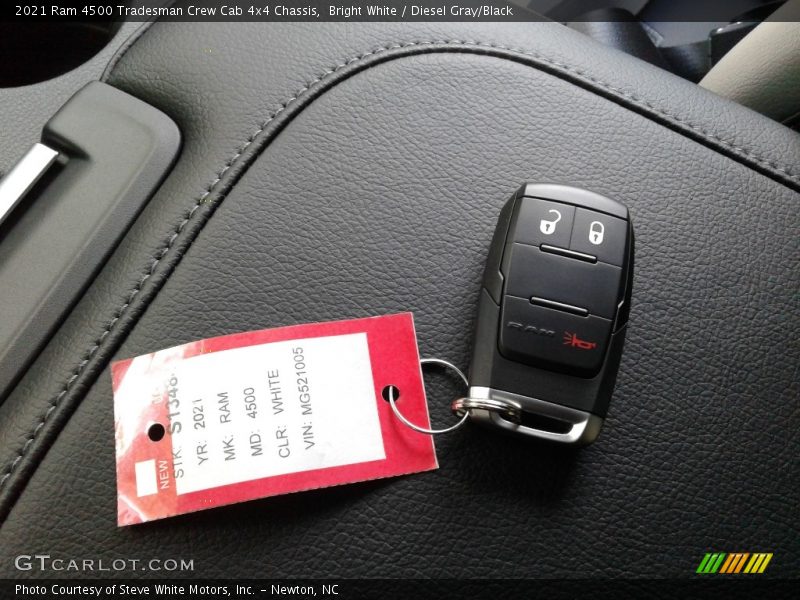 Bright White / Diesel Gray/Black 2021 Ram 4500 Tradesman Crew Cab 4x4 Chassis