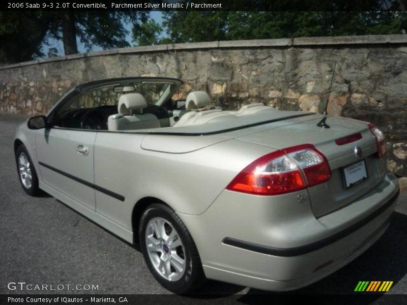 Parchment Silver Metallic / Parchment 2006 Saab 9-3 2.0T Convertible