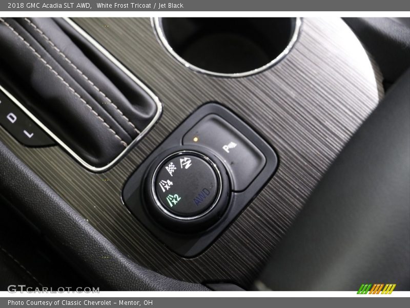 White Frost Tricoat / Jet Black 2018 GMC Acadia SLT AWD