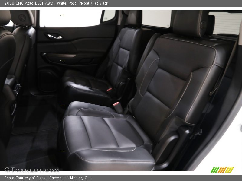 White Frost Tricoat / Jet Black 2018 GMC Acadia SLT AWD