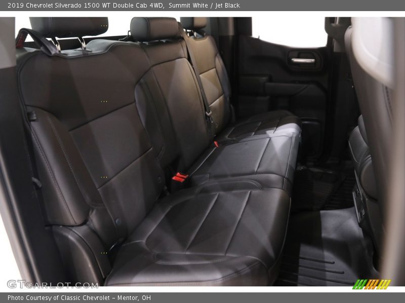 Summit White / Jet Black 2019 Chevrolet Silverado 1500 WT Double Cab 4WD