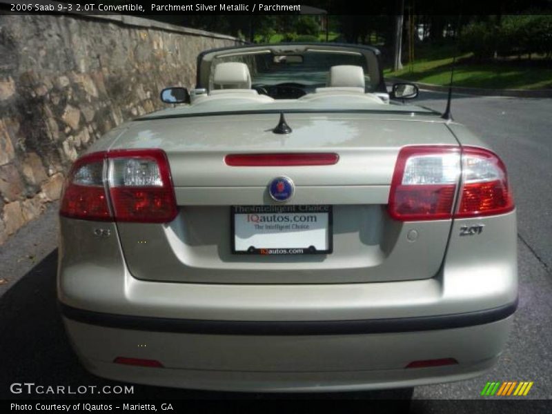 Parchment Silver Metallic / Parchment 2006 Saab 9-3 2.0T Convertible