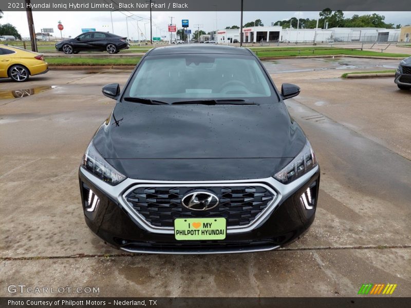 Black Noir Pearl / Black 2021 Hyundai Ioniq Hybrid Limited