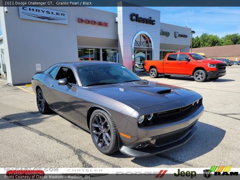 Granite Pearl / Black 2021 Dodge Challenger GT
