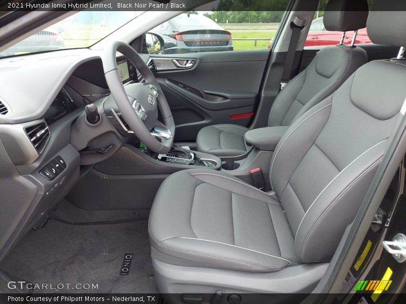  2021 Ioniq Hybrid Limited Black Interior