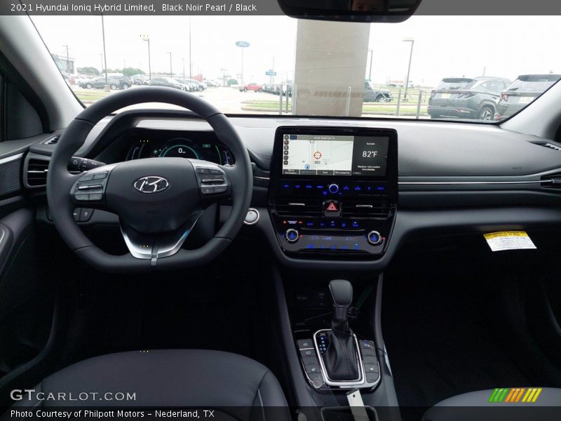 Dashboard of 2021 Ioniq Hybrid Limited