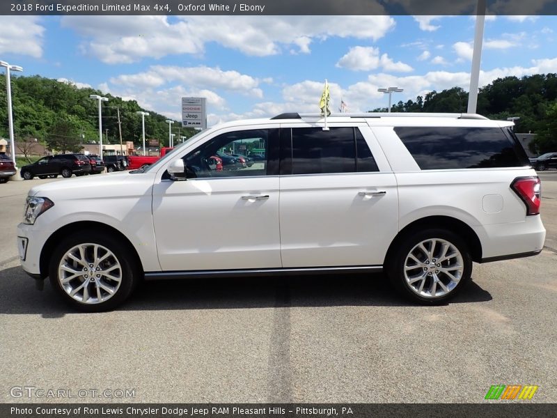 Oxford White / Ebony 2018 Ford Expedition Limited Max 4x4