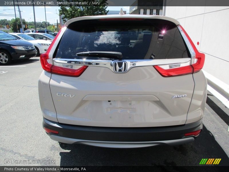 Sandstorm Metallic / Ivory 2018 Honda CR-V EX-L AWD