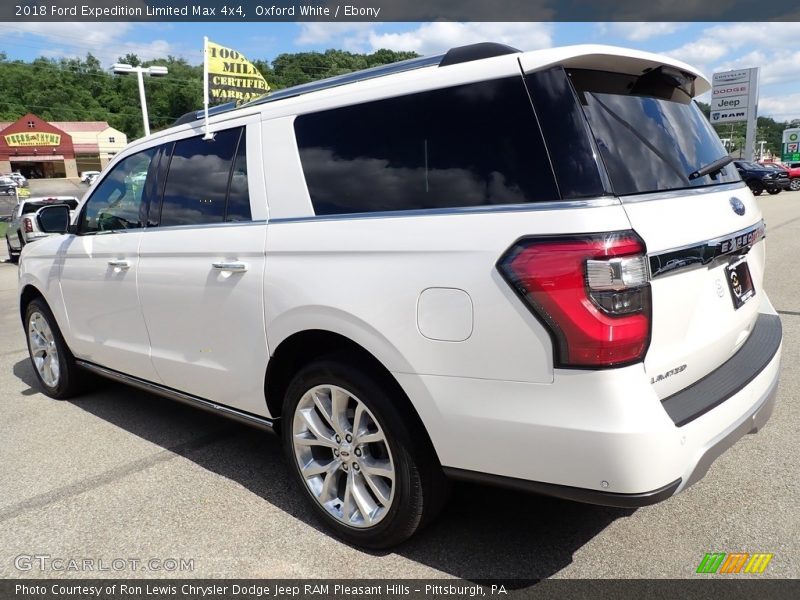 Oxford White / Ebony 2018 Ford Expedition Limited Max 4x4