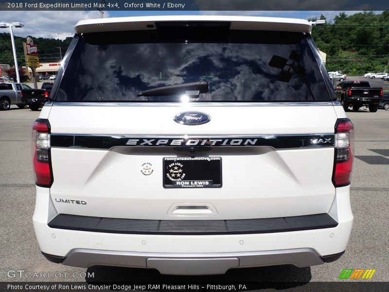 Oxford White / Ebony 2018 Ford Expedition Limited Max 4x4
