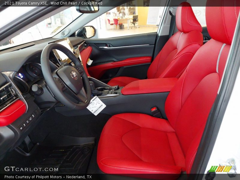 Front Seat of 2021 Camry XSE