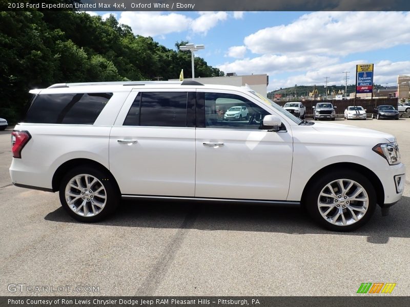 Oxford White / Ebony 2018 Ford Expedition Limited Max 4x4