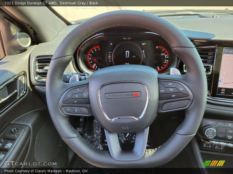 Destroyer Gray / Black 2021 Dodge Durango GT AWD