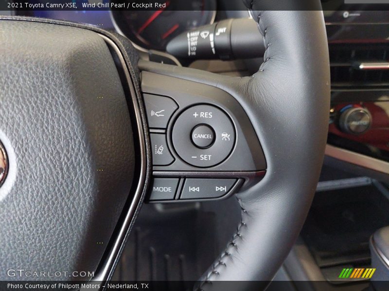 Wind Chill Pearl / Cockpit Red 2021 Toyota Camry XSE