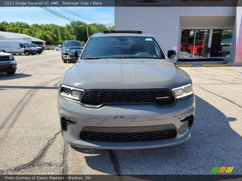 Destroyer Gray / Black 2021 Dodge Durango GT AWD