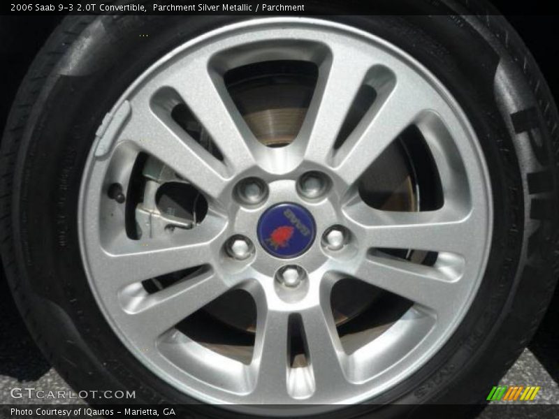 Parchment Silver Metallic / Parchment 2006 Saab 9-3 2.0T Convertible