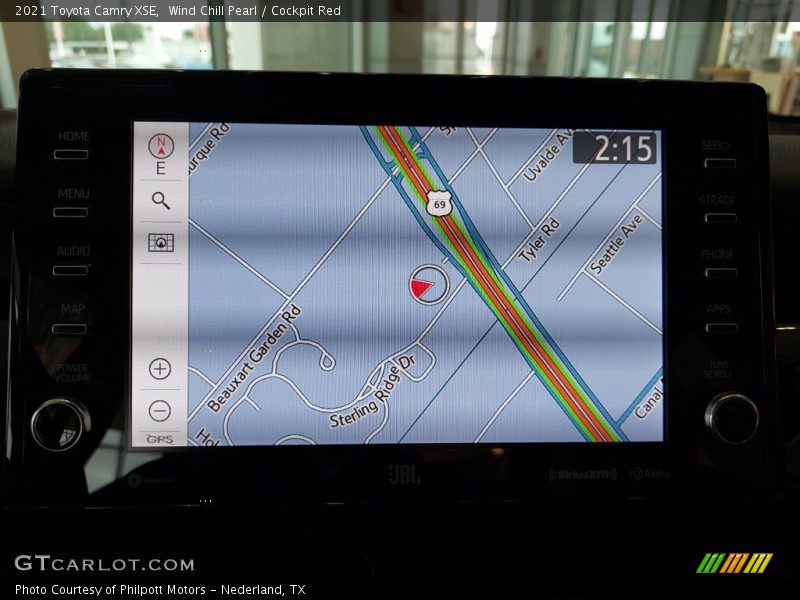 Wind Chill Pearl / Cockpit Red 2021 Toyota Camry XSE