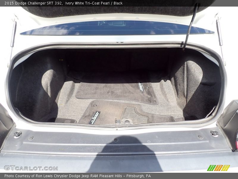Ivory White Tri-Coat Pearl / Black 2015 Dodge Challenger SRT 392