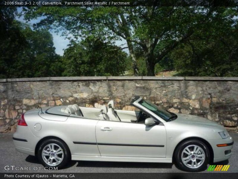 Parchment Silver Metallic / Parchment 2006 Saab 9-3 2.0T Convertible