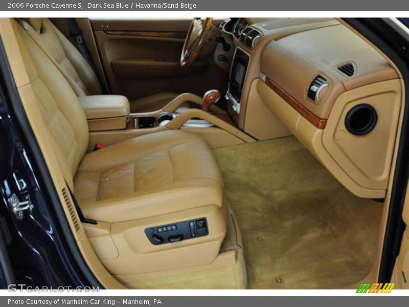 Dark Sea Blue / Havanna/Sand Beige 2006 Porsche Cayenne S