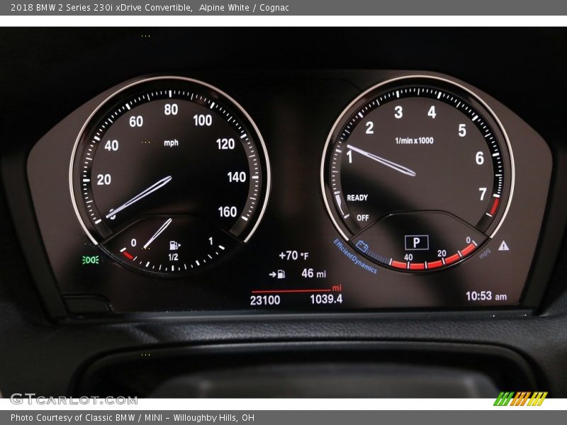  2018 2 Series 230i xDrive Convertible 230i xDrive Convertible Gauges