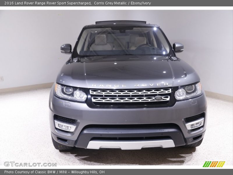Corris Grey Metallic / Ebony/Ivory 2016 Land Rover Range Rover Sport Supercharged