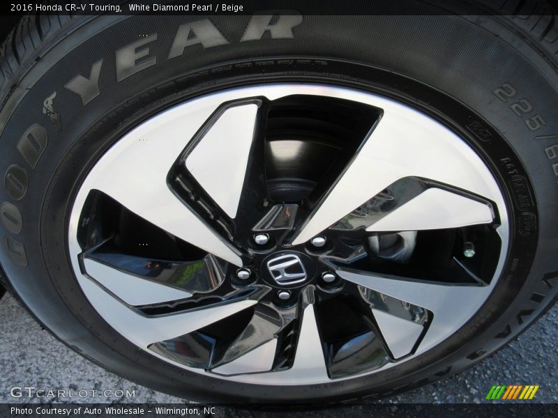 White Diamond Pearl / Beige 2016 Honda CR-V Touring