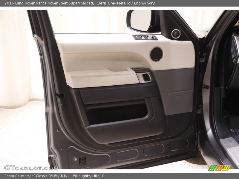 Corris Grey Metallic / Ebony/Ivory 2016 Land Rover Range Rover Sport Supercharged