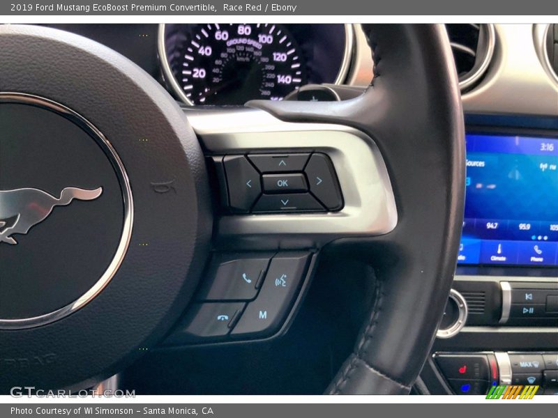  2019 Mustang EcoBoost Premium Convertible Steering Wheel