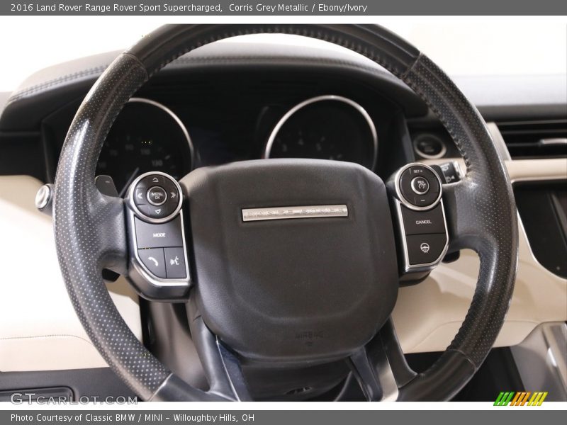 Corris Grey Metallic / Ebony/Ivory 2016 Land Rover Range Rover Sport Supercharged