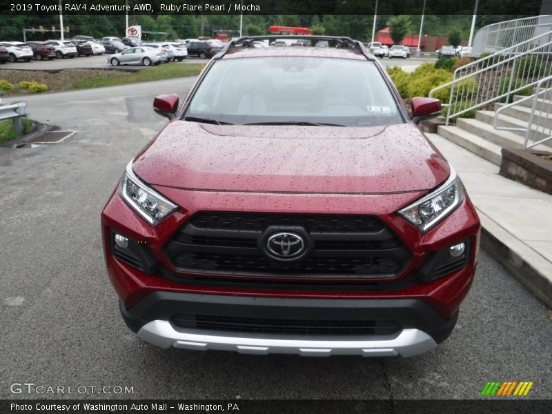 Ruby Flare Pearl / Mocha 2019 Toyota RAV4 Adventure AWD