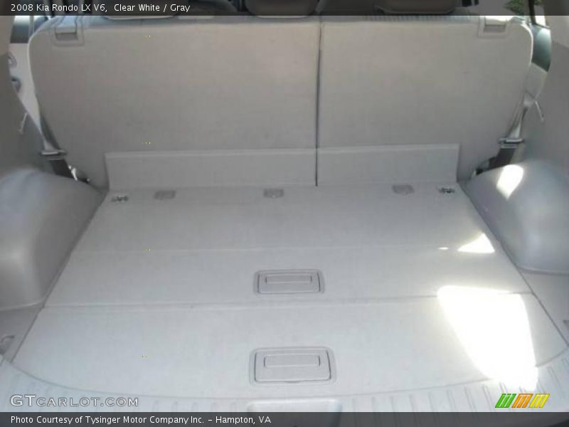 Clear White / Gray 2008 Kia Rondo LX V6