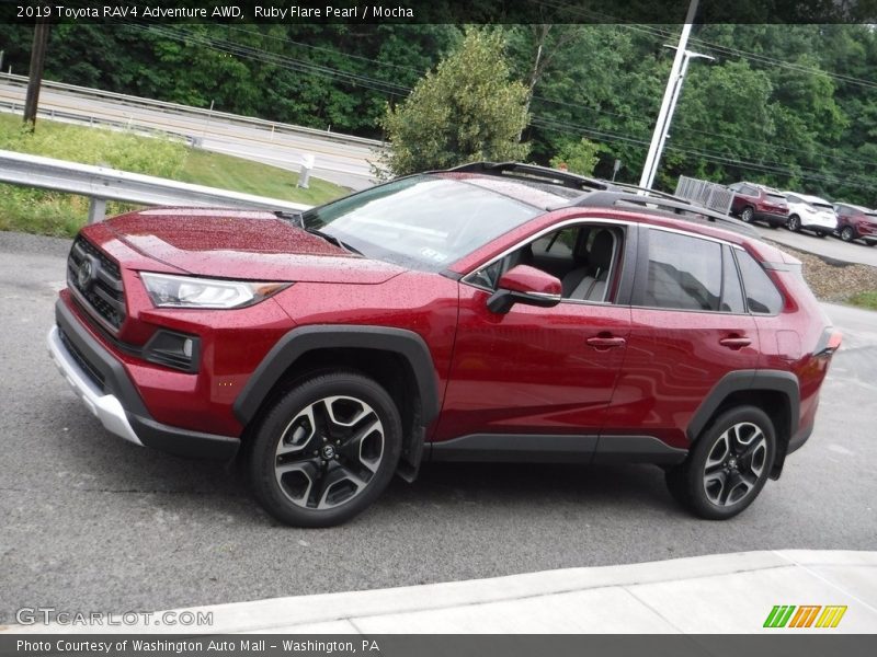 Ruby Flare Pearl / Mocha 2019 Toyota RAV4 Adventure AWD