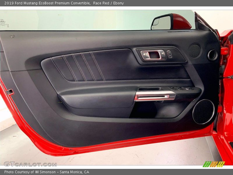 Door Panel of 2019 Mustang EcoBoost Premium Convertible