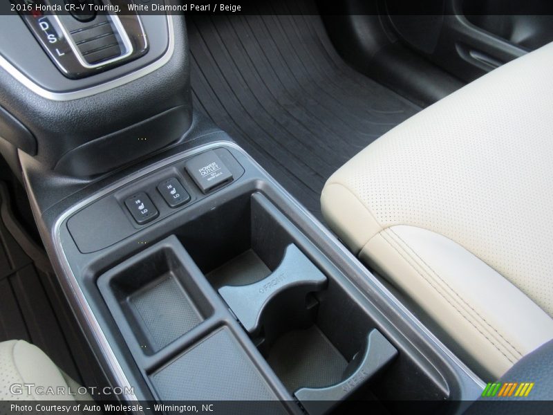 White Diamond Pearl / Beige 2016 Honda CR-V Touring