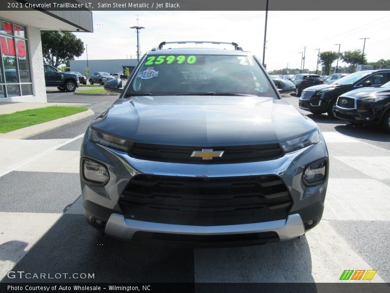 Satin Steel Metallic / Jet Black 2021 Chevrolet TrailBlazer LT