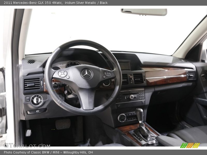 Iridium Silver Metallic / Black 2011 Mercedes-Benz GLK 350 4Matic