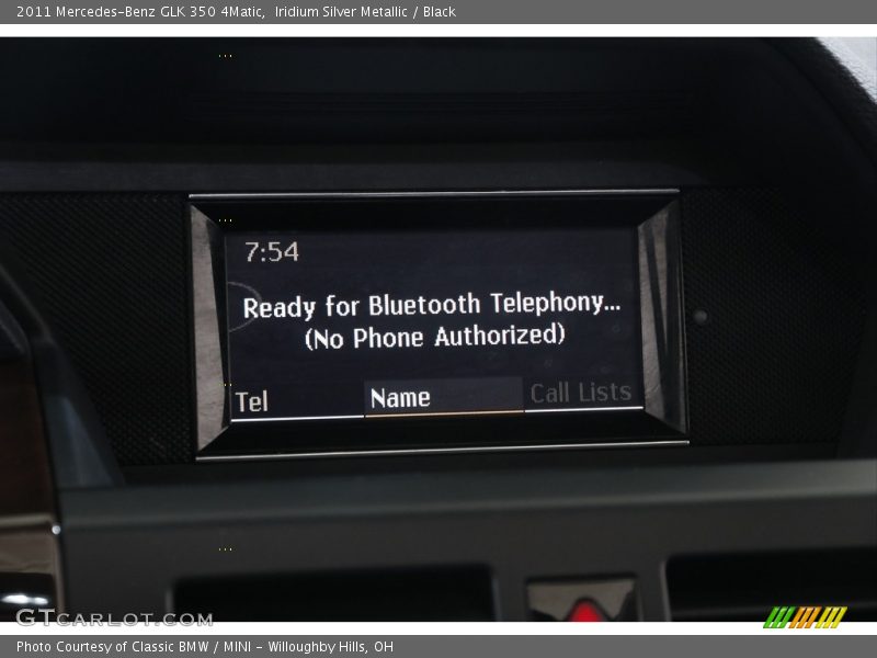 Iridium Silver Metallic / Black 2011 Mercedes-Benz GLK 350 4Matic
