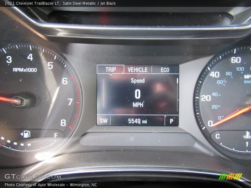Satin Steel Metallic / Jet Black 2021 Chevrolet TrailBlazer LT