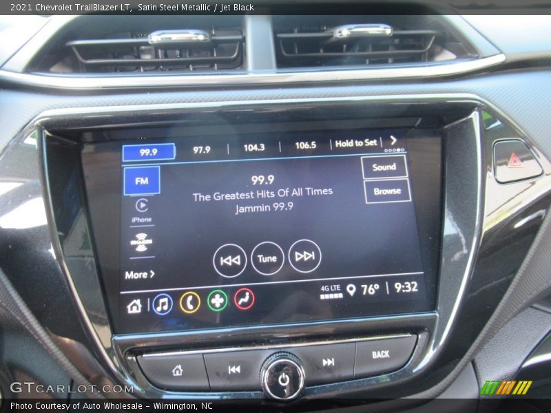 Satin Steel Metallic / Jet Black 2021 Chevrolet TrailBlazer LT