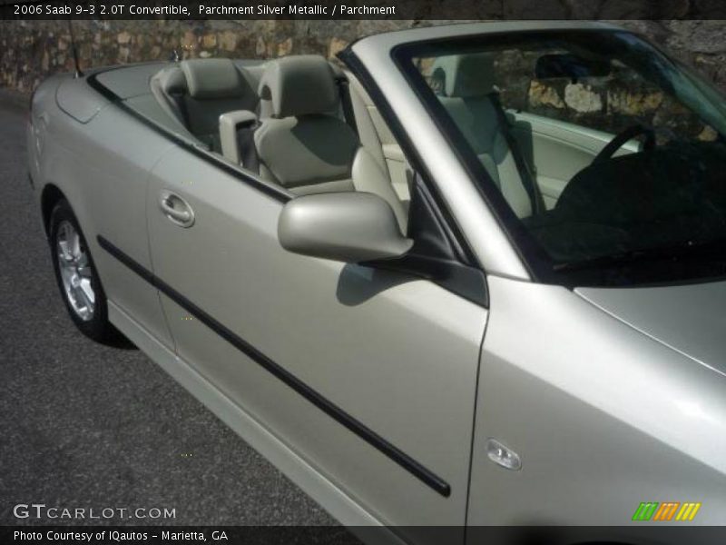 Parchment Silver Metallic / Parchment 2006 Saab 9-3 2.0T Convertible