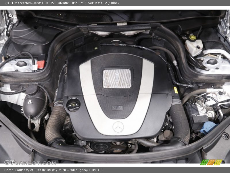 Iridium Silver Metallic / Black 2011 Mercedes-Benz GLK 350 4Matic