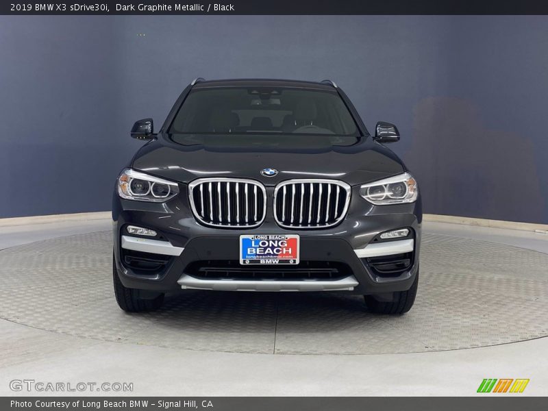 Dark Graphite Metallic / Black 2019 BMW X3 sDrive30i