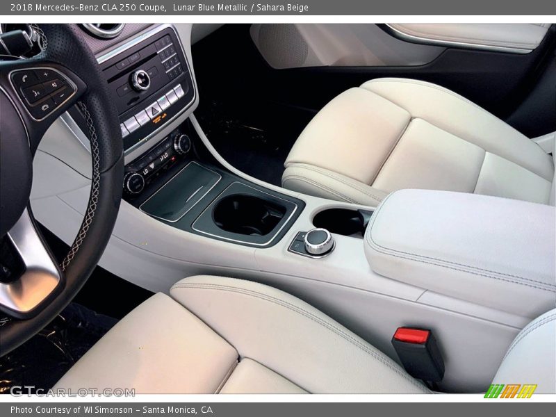 Lunar Blue Metallic / Sahara Beige 2018 Mercedes-Benz CLA 250 Coupe