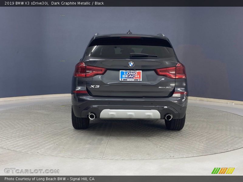 Dark Graphite Metallic / Black 2019 BMW X3 sDrive30i