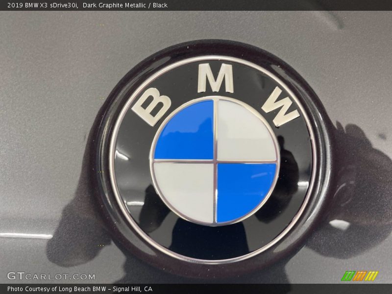 Dark Graphite Metallic / Black 2019 BMW X3 sDrive30i